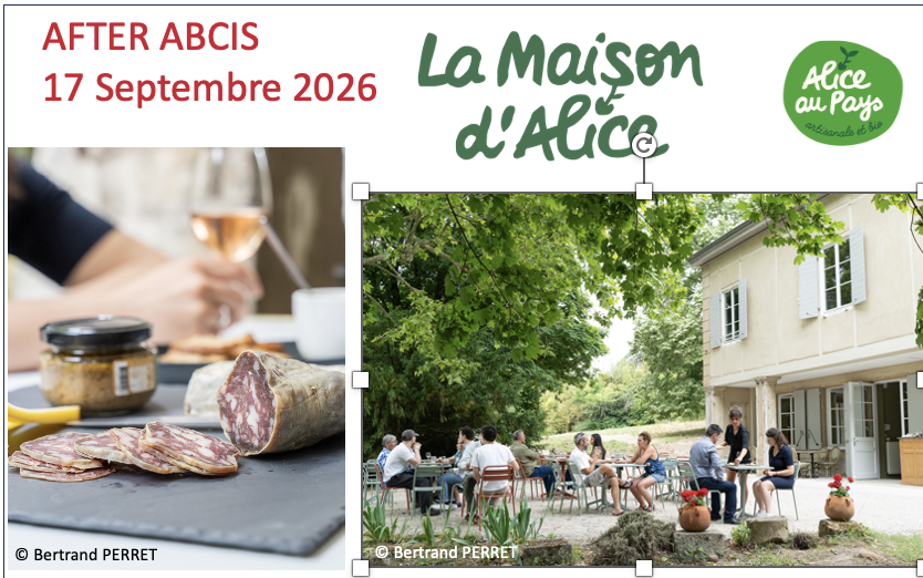17 septembre 2026 – After à la Maison d’Alice